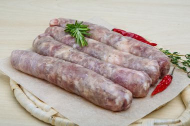 el yapımı sosis ızgara için