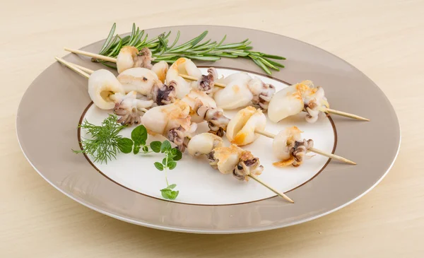Grilled cuttlefish bbq