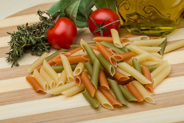 Massa bruta de penne — Fotografia de Stock