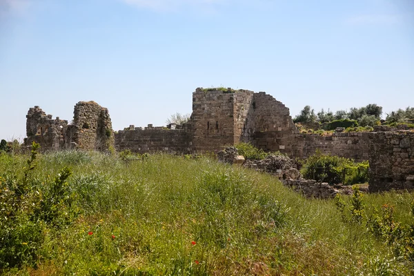 Boční ruiny v Turecku — Stock fotografie