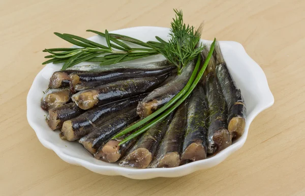 Salted anchovy — Stock Photo, Image