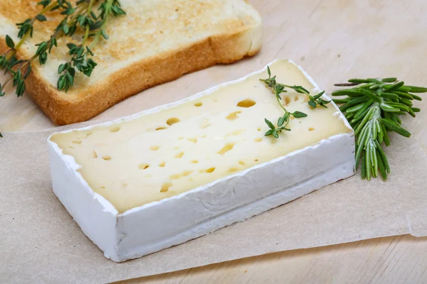 부드러운 브리 치즈 — 스톡 사진