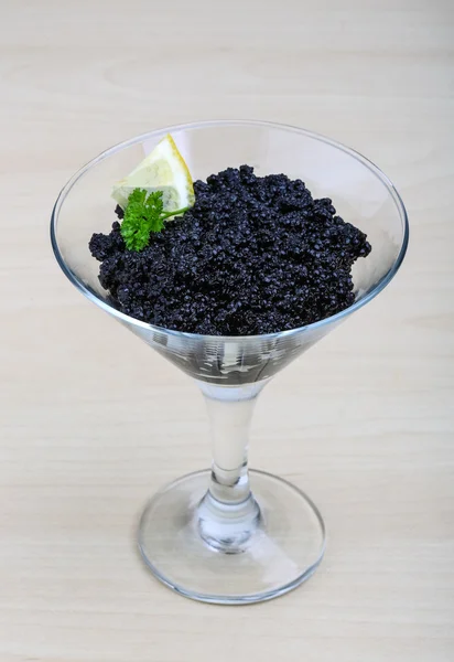 Black caviar — Stock Photo, Image