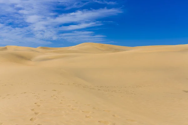 Maspalomas Duna - Pustynia na Wyspach Kanaryjskich Gran Canaria — Zdjęcie stockowe