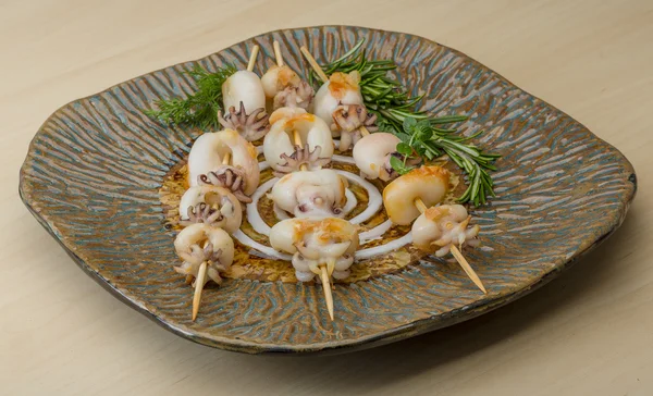 Grilled cuttlefish — Stock Photo, Image