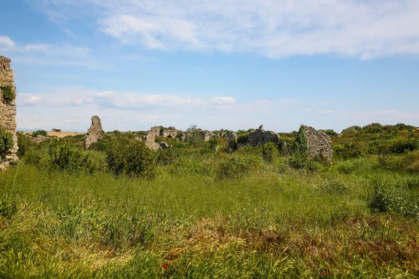 Ruinas laterales en Turquía — Foto de Stock