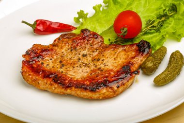 kavrulmuş domuz eti