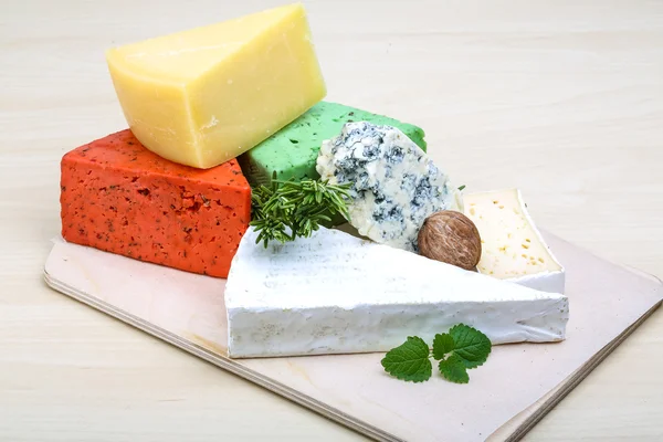 Assortment cheese — Stock Photo, Image
