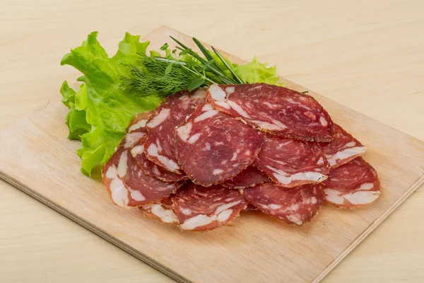 Salami tranché — Photo