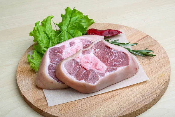 Pork knee steacks — Stock Photo, Image