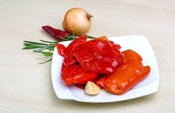 Gemarineerde paprika — Stockfoto