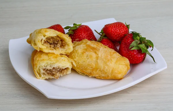 Azerbaijan pastry - shekerbura — Stock Photo, Image