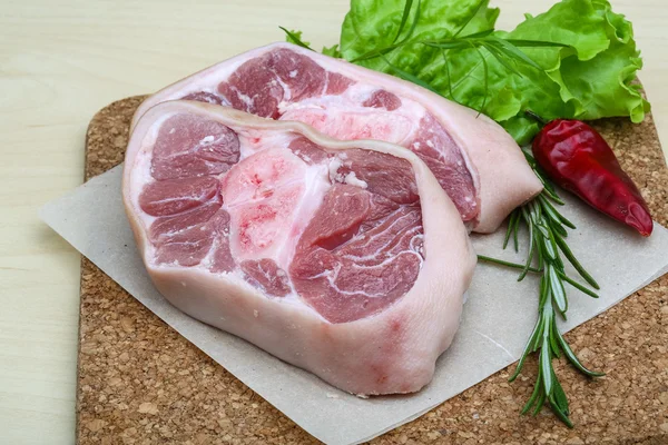 Pork knee steack — Stock Photo, Image