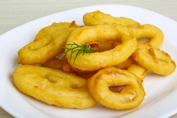 Anillos de calamares — Foto de Stock