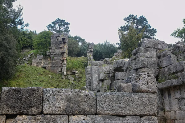 Phaselis ruínas em peru — Fotografia de Stock