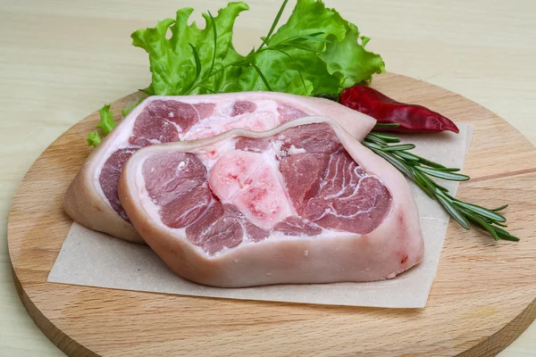 Steack genunchi de porc — Fotografie, imagine de stoc