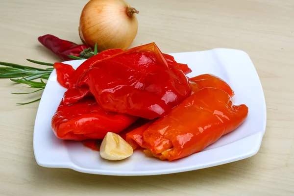 Pimienta roja marinada —  Fotos de Stock