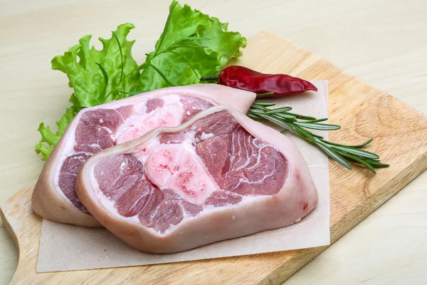 Pork knee steack — Stock Photo, Image