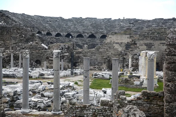 Po stronie ruiny w Turcji — Zdjęcie stockowe