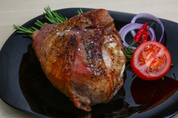 Rosted turkey leg — Stock Photo, Image