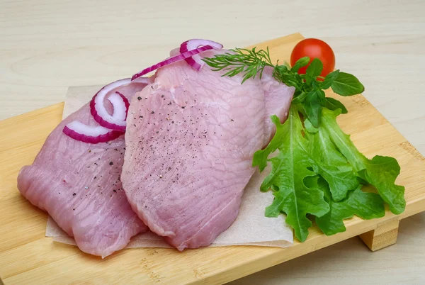 Putensteak roh — Stockfoto