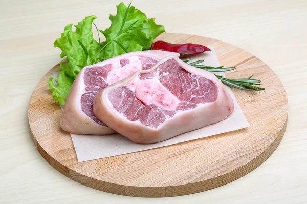 Steack genunchi de porc — Fotografie, imagine de stoc