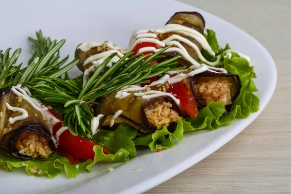 Rotolo di melanzane — Foto Stock