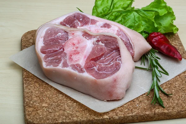 Pork knee steack — Stock Photo, Image