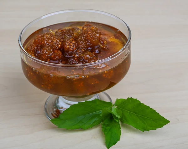 Mulberry jam — Stock Photo, Image