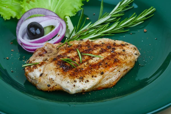 Grilled pork steak — Stock Photo, Image