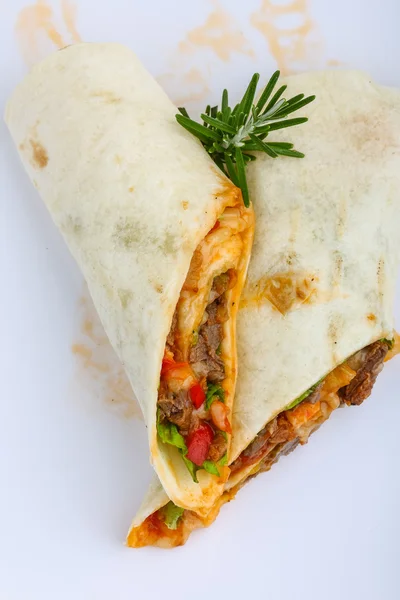 Tortilla avvolgente — Foto Stock