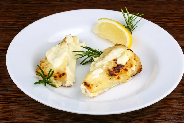 Baked perch fillet — Stock Image Baked perch fillet Stock Picture