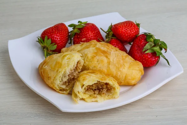 Azerbaijan pastry shekerbura — Stok Foto