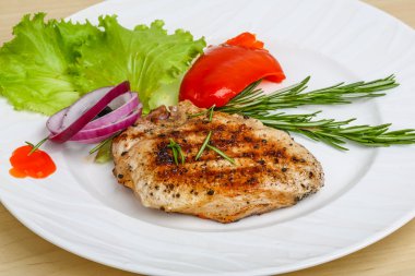 ızgara domuz biftek