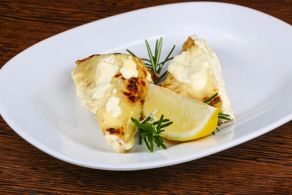 Filete de perca al horno — Foto de Stock