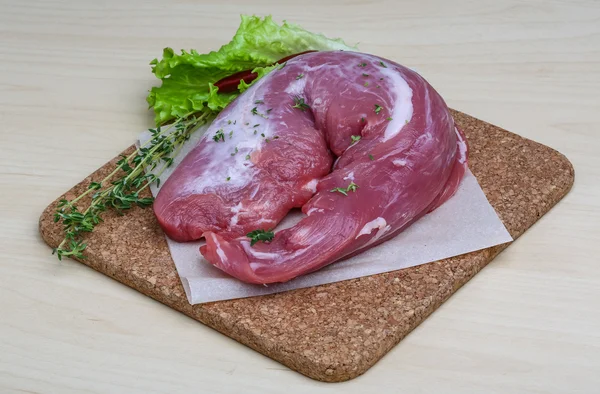 Roh-Schweinefilet — Stockfoto