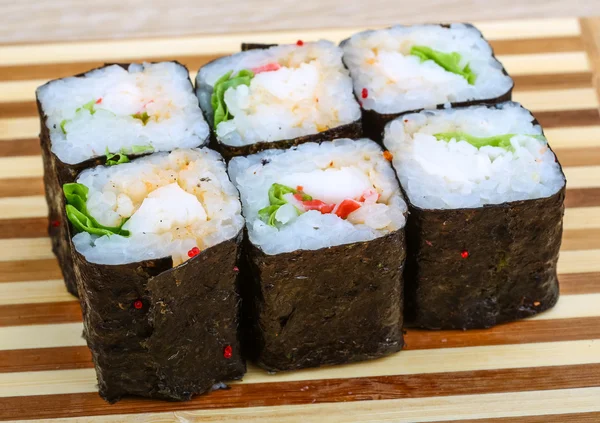 Japan Roll dengan daging kepiting — Stok Foto
