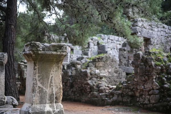 Ruinas de Phaselis en Turquía — Foto de Stock