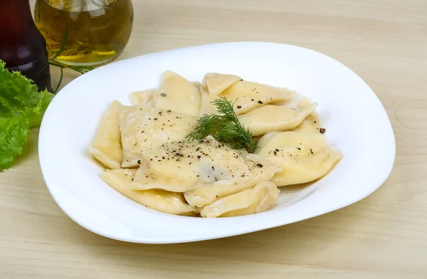 Raw potato Ukrainian dumplings — Stock Photo, Image