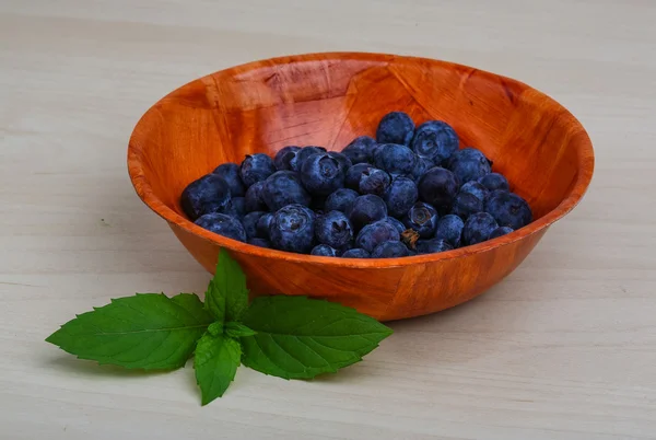 Fresh Blueberry with mint — Stock Photo, Image