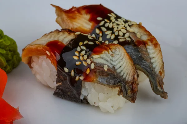 Eel sushi — Fotografie, imagine de stoc