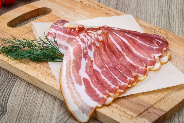 Bacon em fatias — Fotografia de Stock