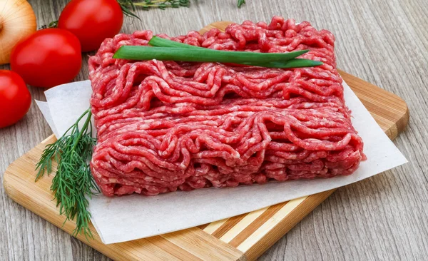 Rohes Hackfleisch — Stockfoto