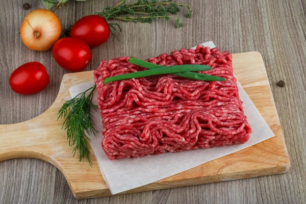 Raw minced meat — Stock Photo, Image