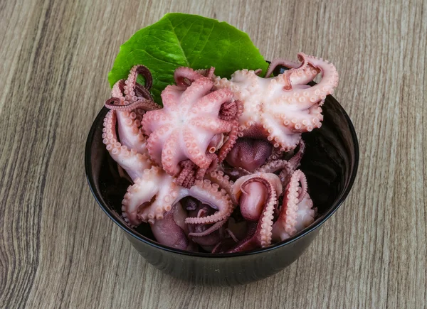 Marinated octopuses  in bowl — Stock Photo, Image