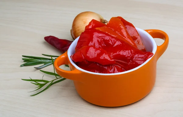 Marinated red pepper — Stock Photo, Image
