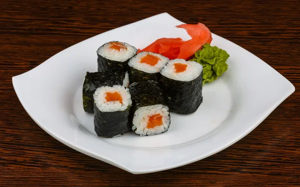 Salmão maki — Fotografia de Stock