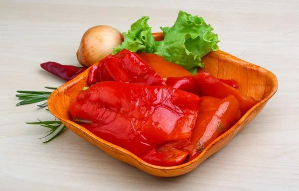 腌好的红辣椒 — 图库照片