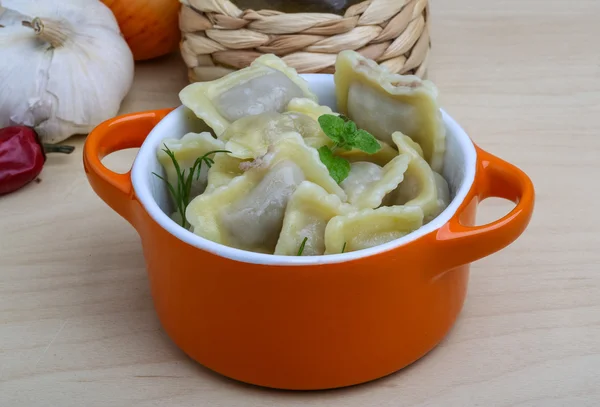 Italské noky Ravioli — Stock fotografie