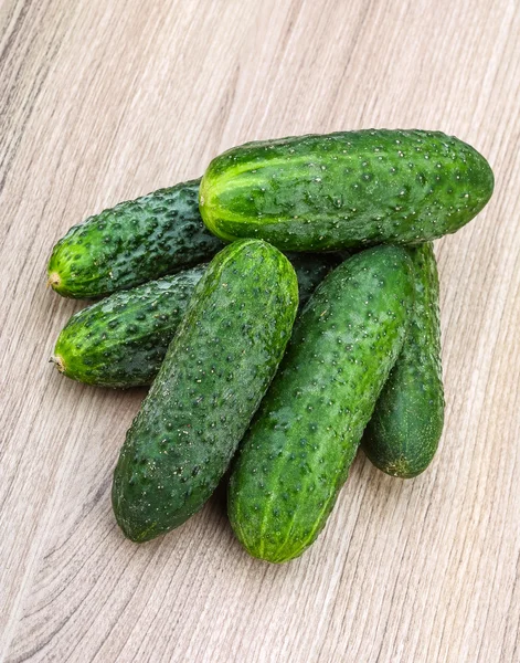 Fresh green cucumber heap — Stock Photo, Image